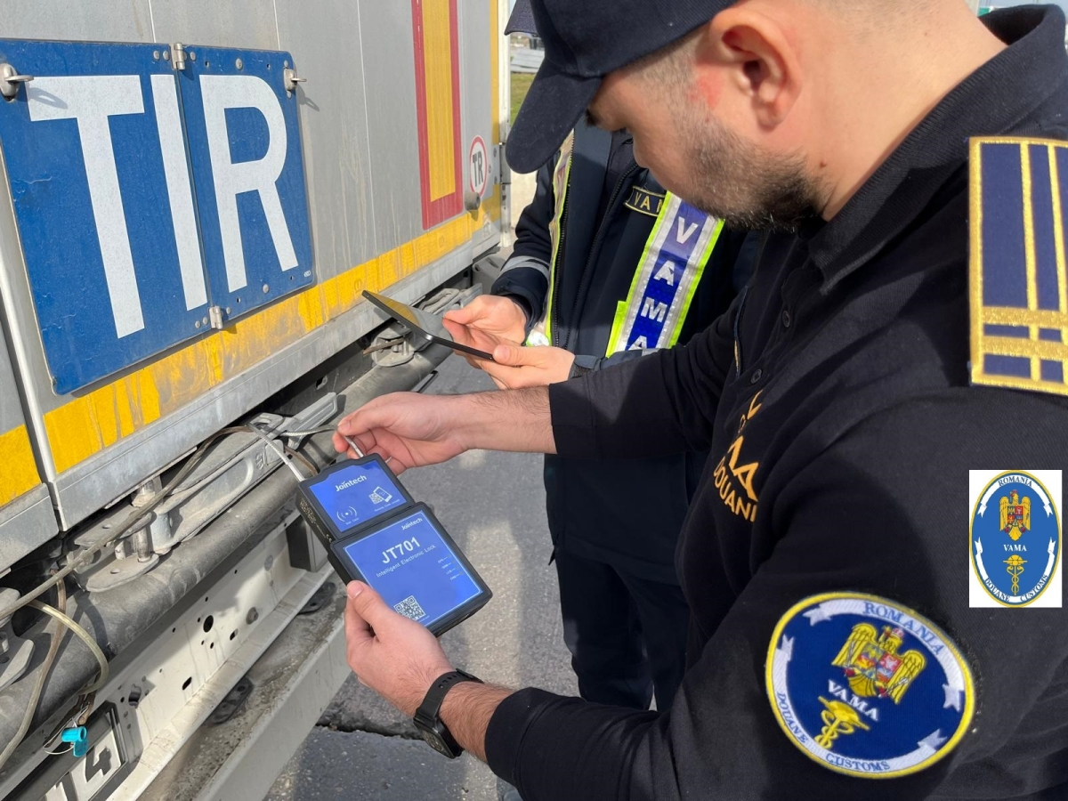 Dernière affaire concernant Jointech GPS Seals améliorant le système de surveillance des douanes RO e-Sigiliu en Roumanie
