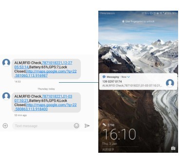 Dispositifs électroniques intelligents imperméables ISO9001 de contrôle de température de chaîne du froid de serrure 6