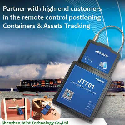 Fermeture électronique GPS intelligente pour la gestion sécurisée de la chaîne d'approvisionnement et du fret Jointtech JT701